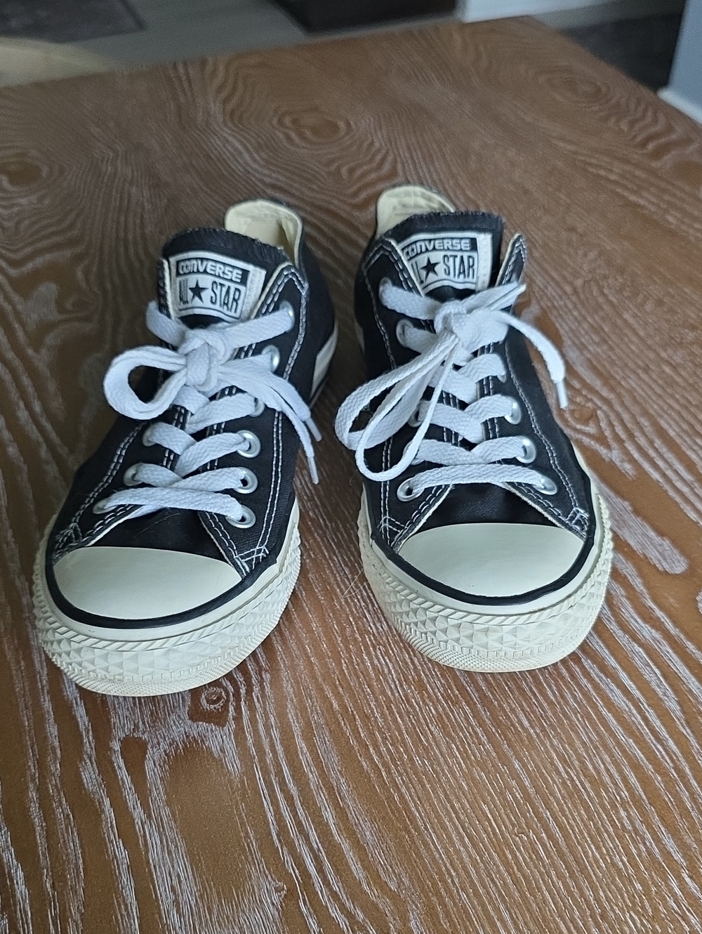 Converse All Star Black and White Low Top Sneakers